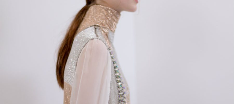swarovski schiaparelli crystal dress