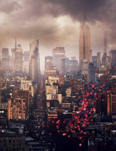 David Drebin Balloons over New York, 2016 C-Print, mounted on aluminum © + courtesy David Drebin