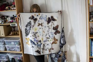 scarfs details agnes keszeg