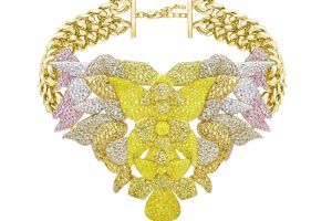 Swarovski LIGHT ORCHID NECKLACE