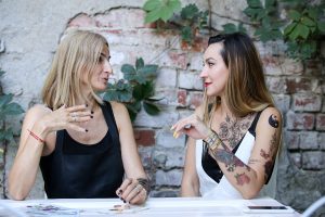 Alina Aliman Carmen Arhire flash tattoos