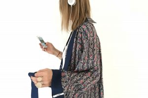 kono kimono blue detail