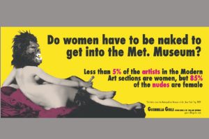 Guerrilla Girls – Naked, 1989, copyright © Guerrilla Girls and courtesy of guerrillagirls.com