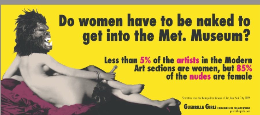 Guerrilla Girls – Naked, 1989, copyright © Guerrilla Girls and courtesy of guerrillagirls.com